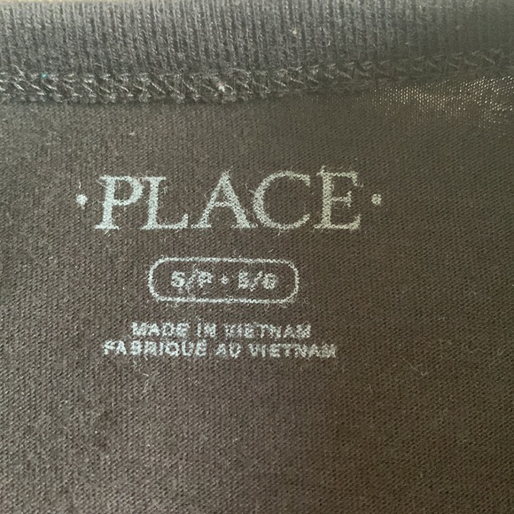 Children’s Place Birthday Gamer Shirt 5/6 EUC Black Long Sleeves - Picture 3 of 7